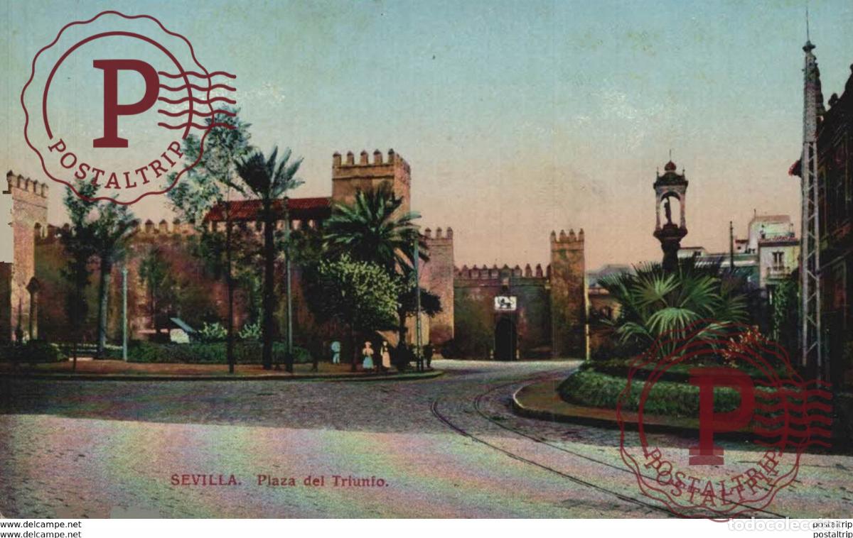 Postales: SEVILLA- PLAZA DEL TRIUNFO. SEVILLA ANDALUCIA ESPA&Ntilde;A ESPAGNE