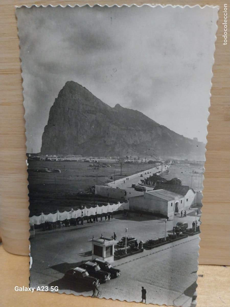 Postales: ALGECIRAS PE&Ntilde;ON GIBRALTAR ED AISA 231 CIRCULADA A&Ntilde;O 1959 MATASELLOS ESTAFETA PUERTO