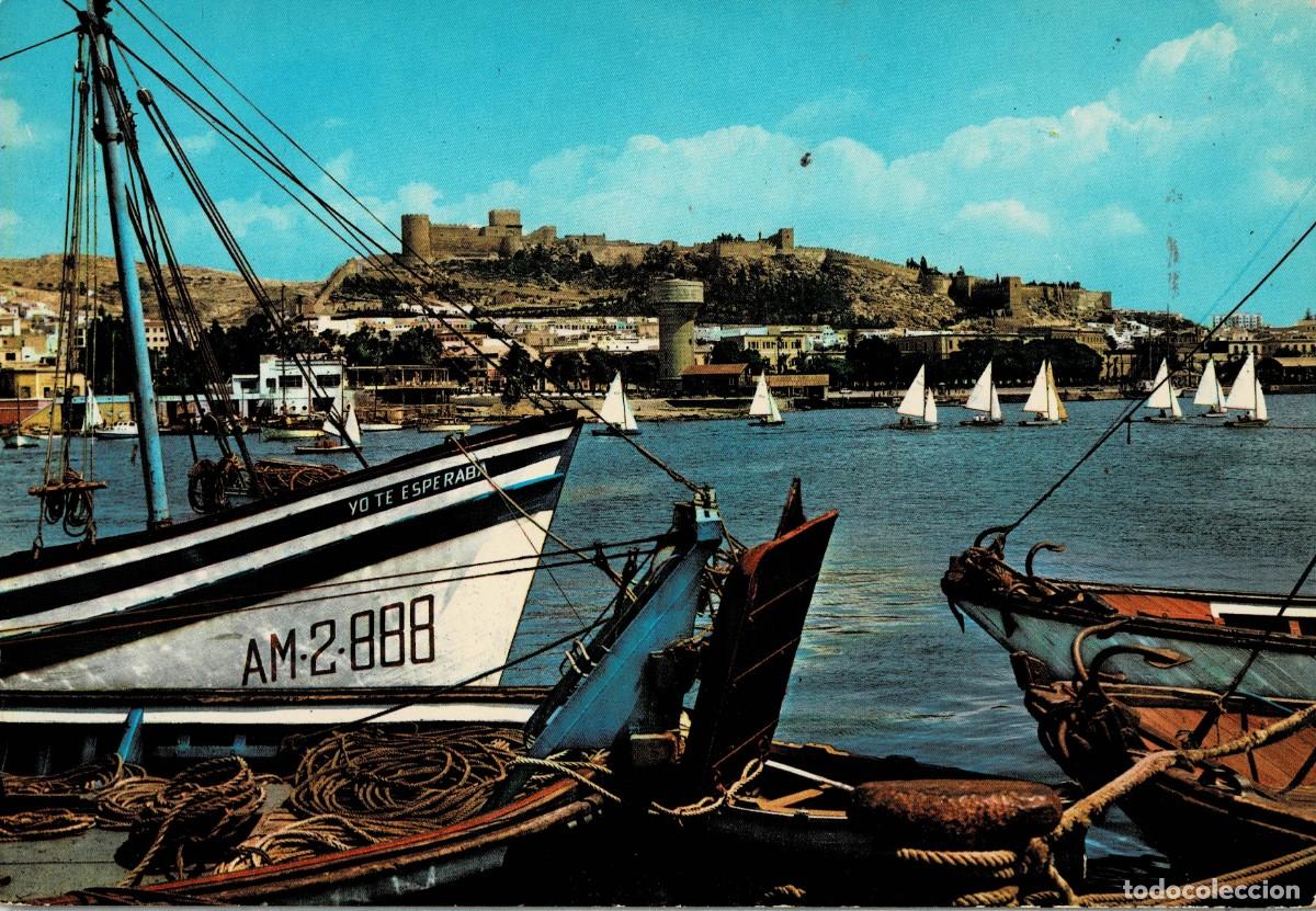 Postales: POSTAL MODERNA DE ALMERIA. EL PUERTO Y LA ALCAZABA. P-ANSE-3010
