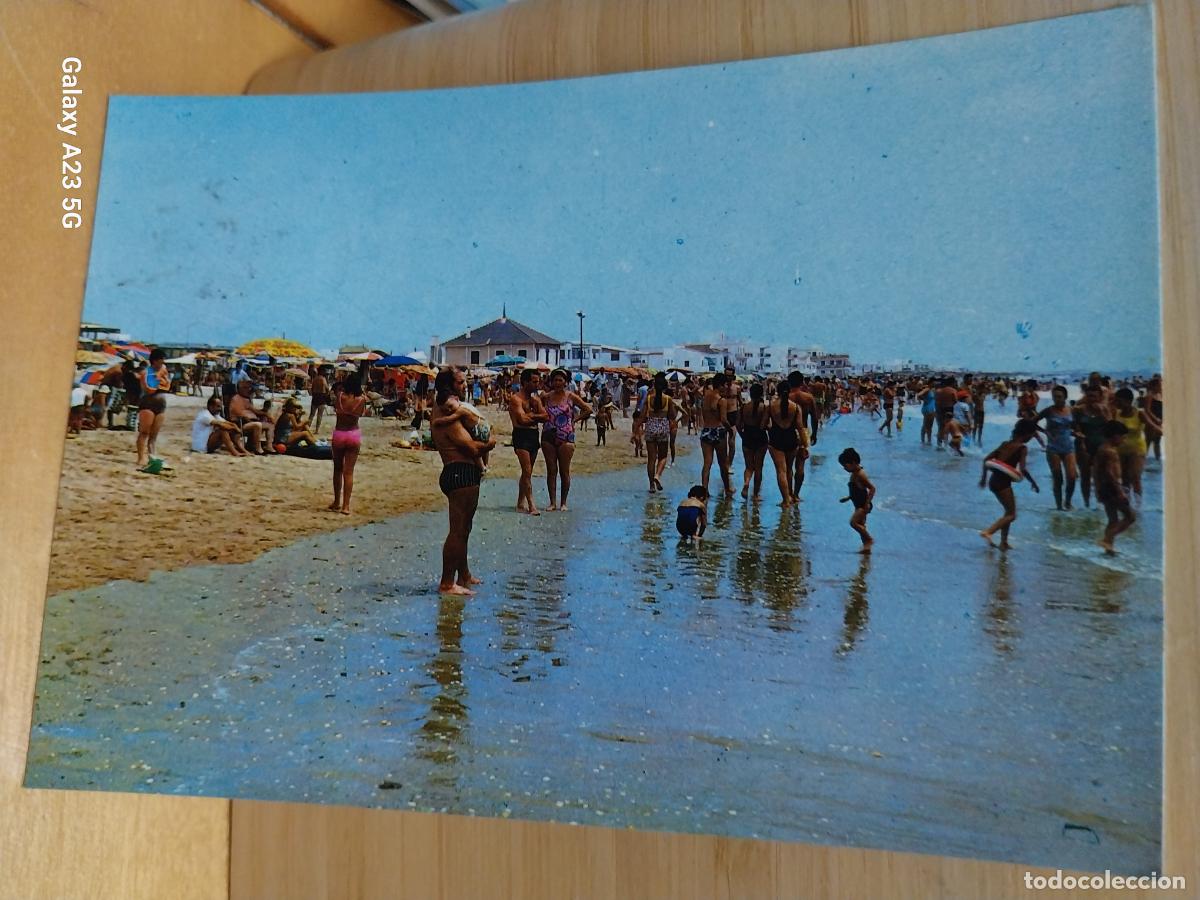 Postales: LEPE PLAYA HUELVA ED FITER 753 CIRCULADA A&Ntilde;O 1970 CIRCULADA A&Ntilde;O 1972 ANIMADA
