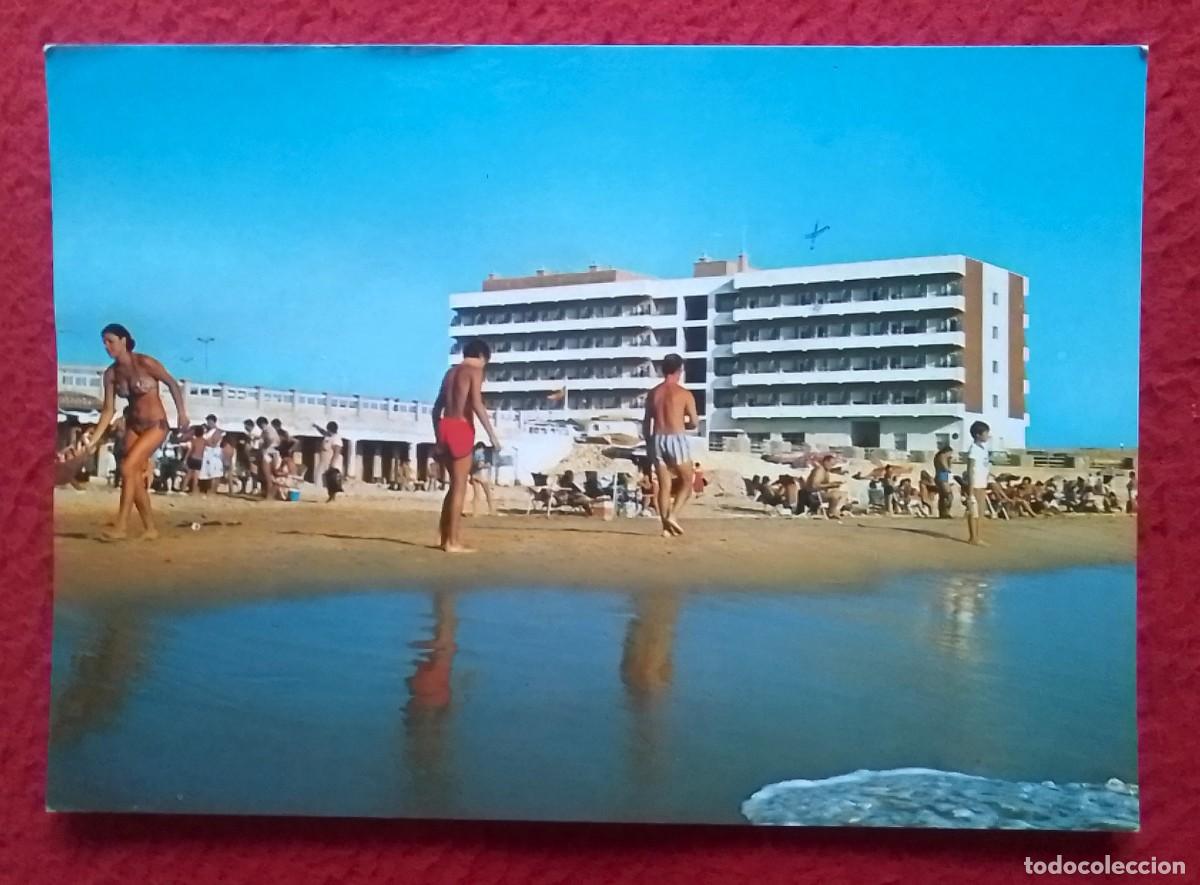 Postales: ANTIGUA POSTAL POST CARD SPAIN ESPAGNE ANDALUSIA C&Aacute;DIZ PLAYA Y RESIDENCIA MILITAR DE LA CORTADURA...