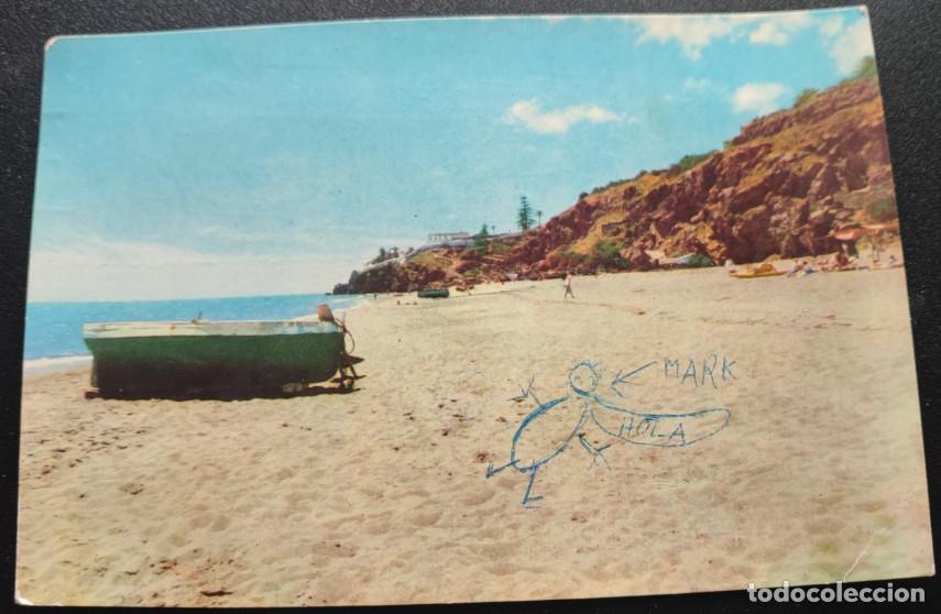 Postales: TORREMOLINOS, PLAYA DE LA ROCA, POSTAL ANTIGUA, ESCRITA