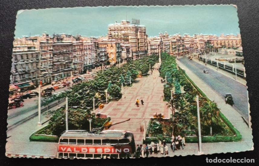 Postales: CADIZ, AVENIDA DE RAMON DE CARRANZA, BONITA POSTAL ANTIGUA CON RELIEVE EFECTO 3D