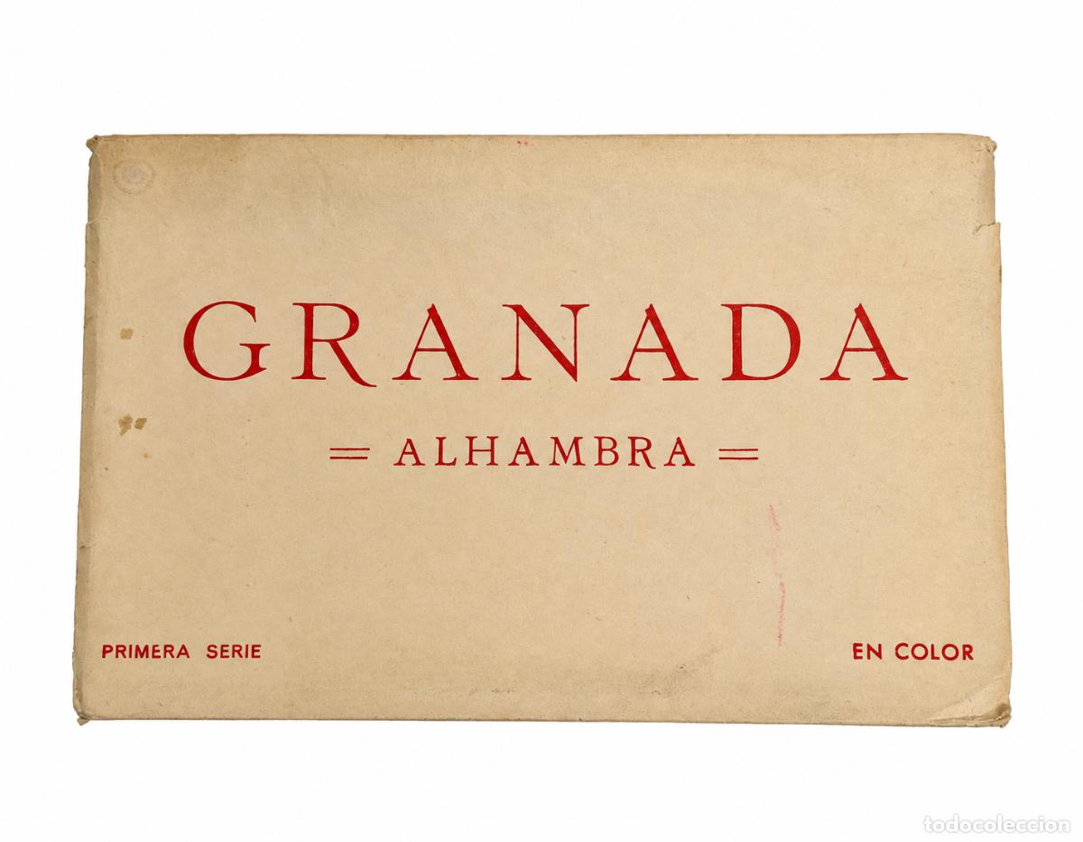 Postales: &Aacute;lbum de Postales Antiguas - Granada y la Alhambra - Primera Serie en Color - Kolor Zerkowitz