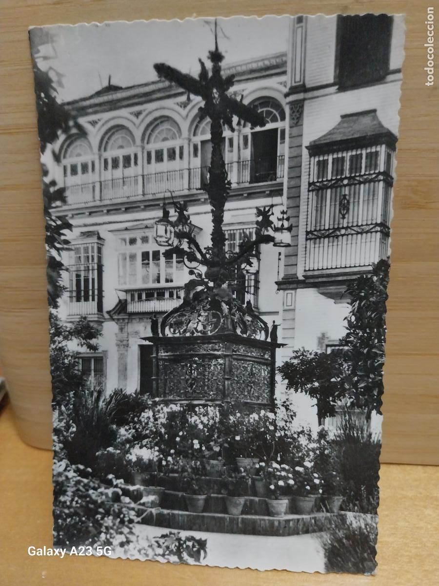 Postales: CRUZ DE LA CERRAJERIA SEVILLA ED HELIOTIPIA 103 CIRCULADA A&Ntilde;O 1955