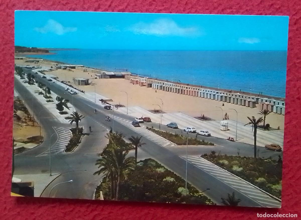 Postales: ANTIGUA POSTAL POST CARD SANL&Uacute;CAR DE BARRAMEDA C&Aacute;DIZ PASEO MAR&Iacute;TIMO PROMENADE MARITIMAL SPAIN SPAGNA