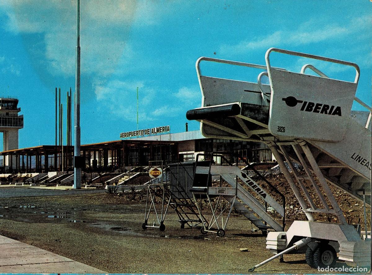 Postales: POSTAL MODERNA DE ALMERIA. COSTA DEL SOL. DETALLE DEL AEROPUERTO. P-ANSE-3012