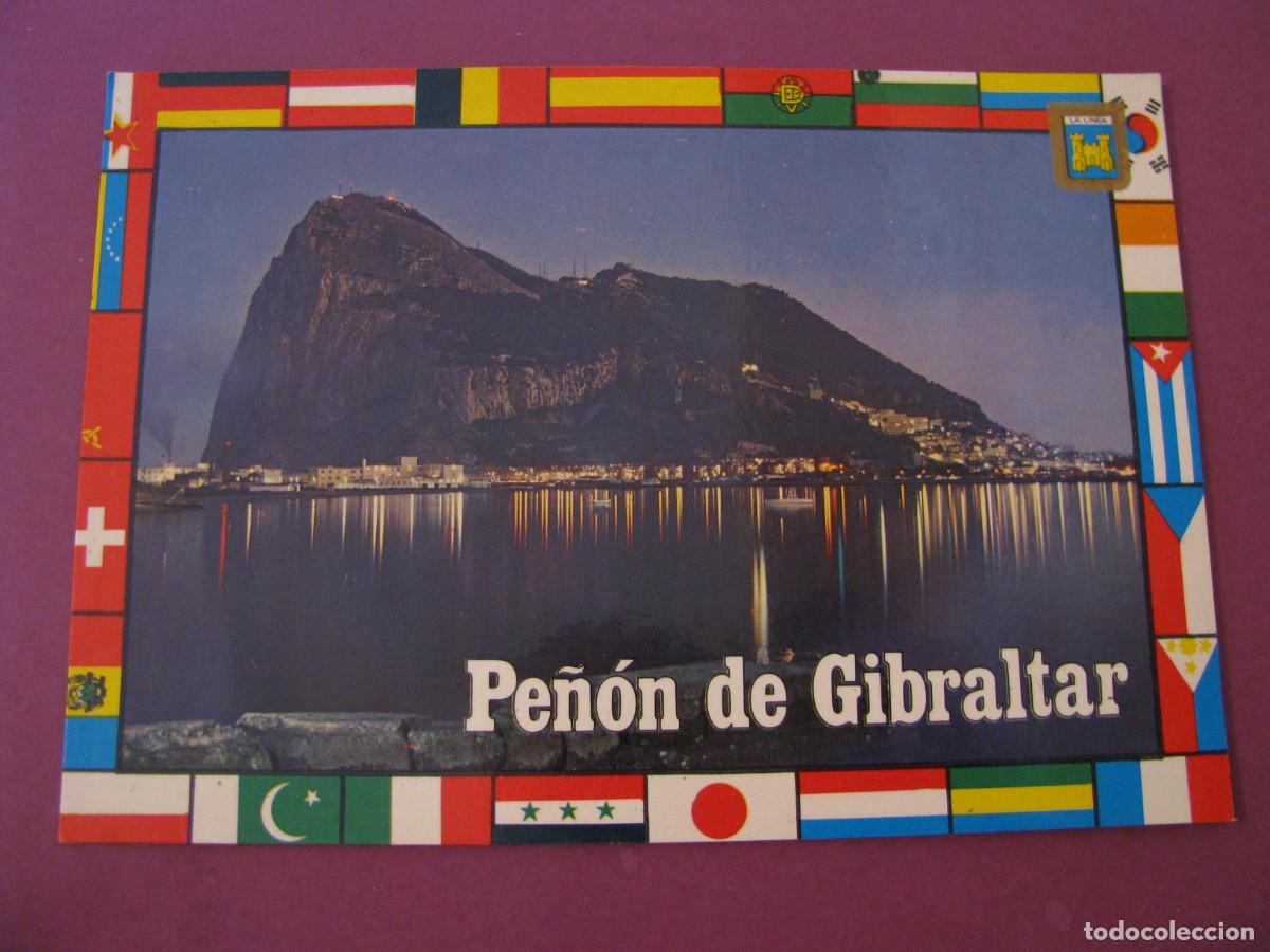 Postales: POSTAL DE LA LINEA. VISTA NOCTURNA DEL PE&Ntilde;ON DE GIBRALTAR. SUBIRATS CASANOVAS 62