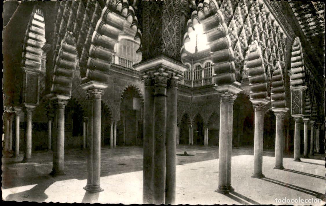 Postales: Sevilla - Alcazar Patio de las doncellas - Alliierte Zensurstelle Z1 263