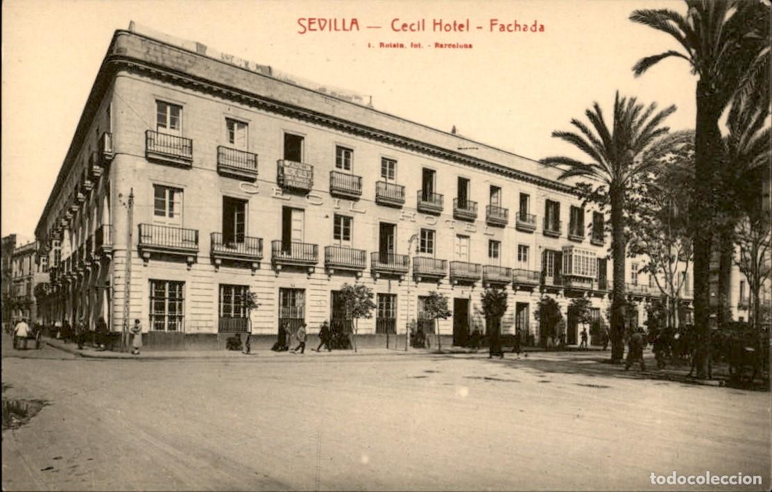 Postales: Sevilla - Cecil Hotel - Fachada - L. Roisin