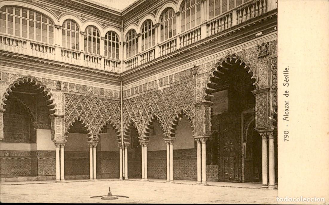 Postales: Sevilla - Patio del Alcazar - Bruxelles
