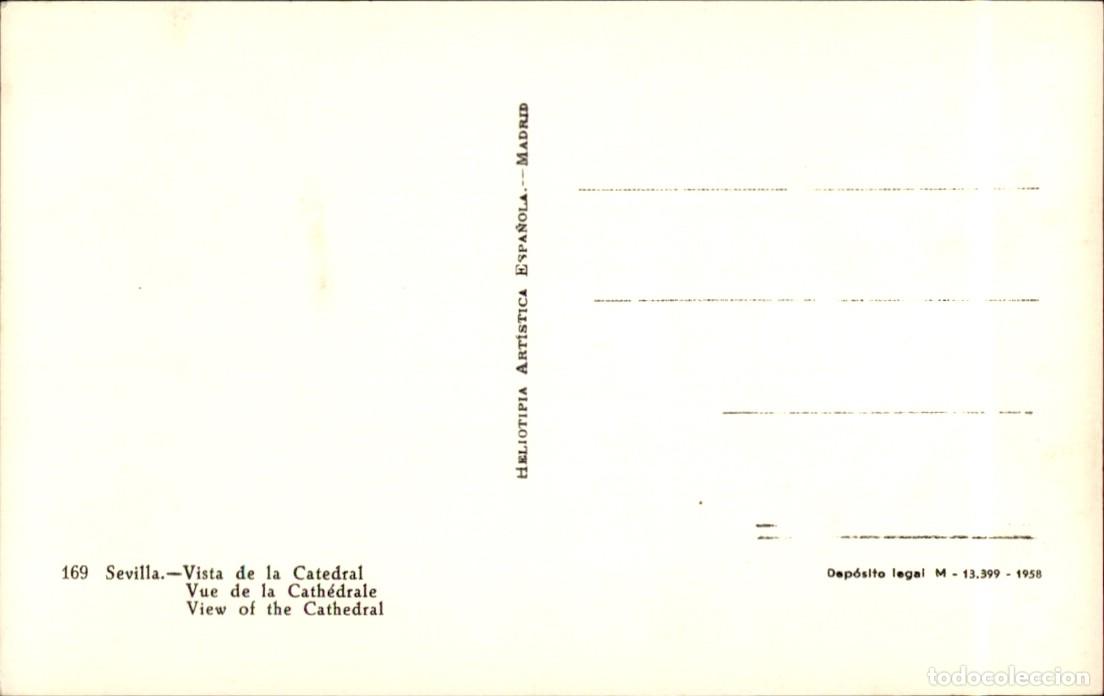 Postales: Sevilla - Vista de la catedral - Foto 2