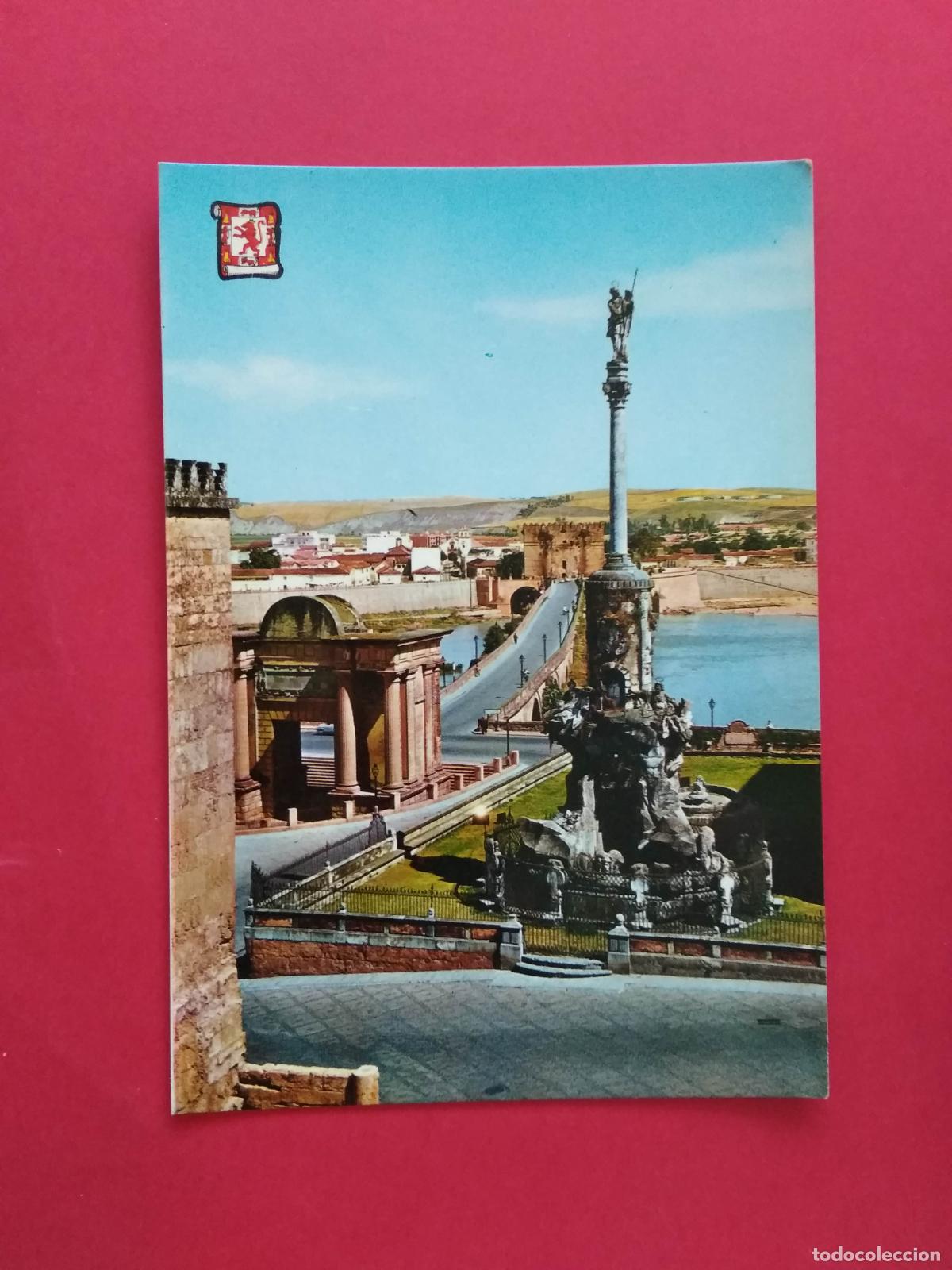 Postales: ANTIGUA TARJETA POSTAL , ANDALUCIA , CORDOBA , TRIUNFO DE SAN RAFAEL Y PUENTE ROMANO