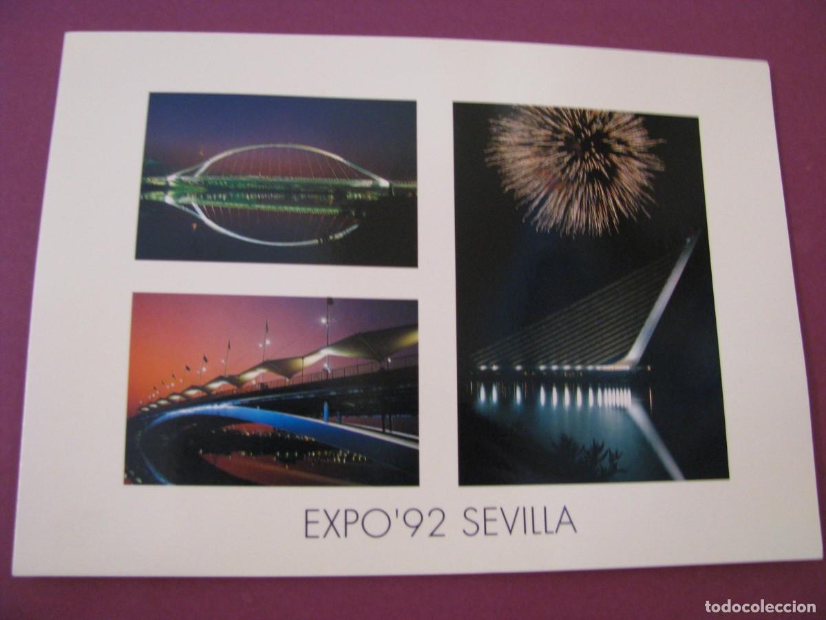 Postales: POSTAL DE EXPO 92. SEVILLA, CIUDAD DE PUENTES