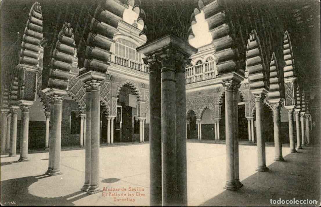Postales: Sevilla - Alcazar - El patio de las cien doncellas - R. Garzon