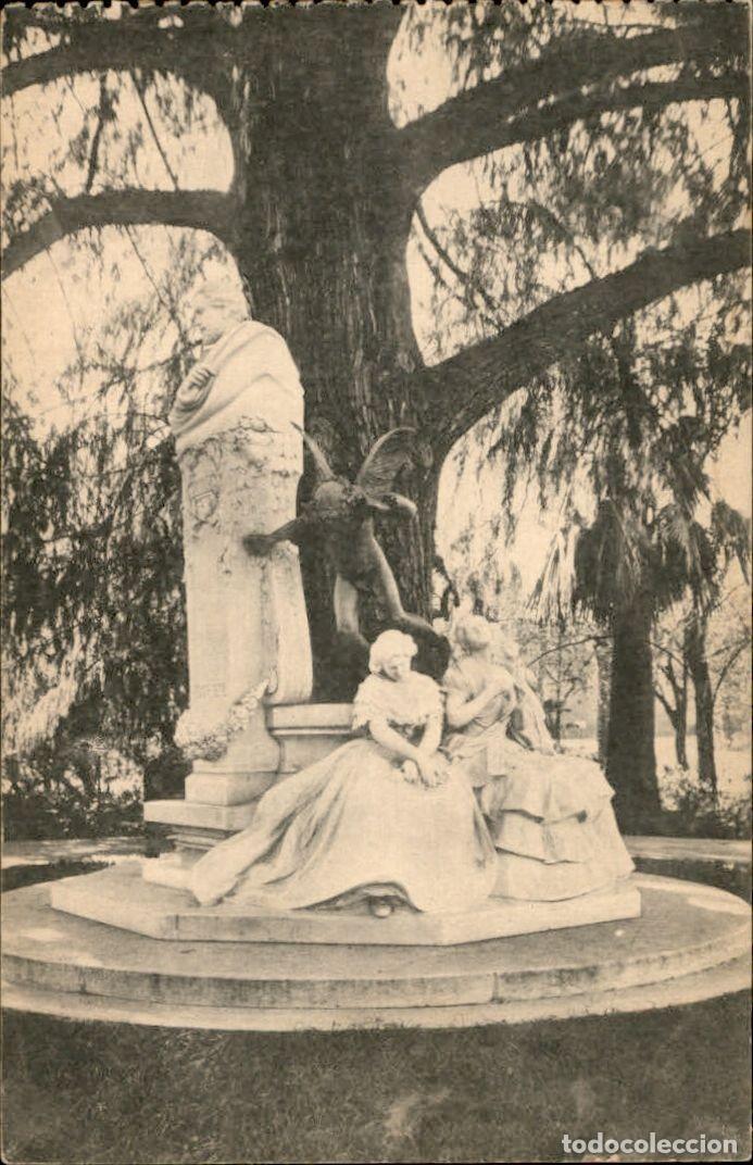 Postales: Sevilla - Parque de Maria Luisa - Monumento a Becquer