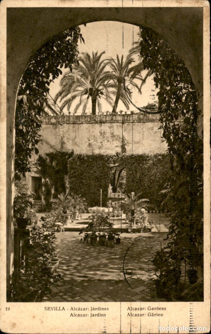 Postales: Sevilla - Alcazar Jardines