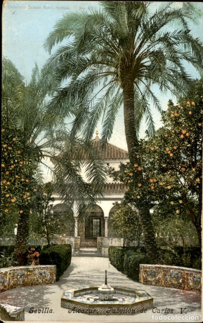 Postales: Sevilla - Alcazar Pabellon de Carlos V