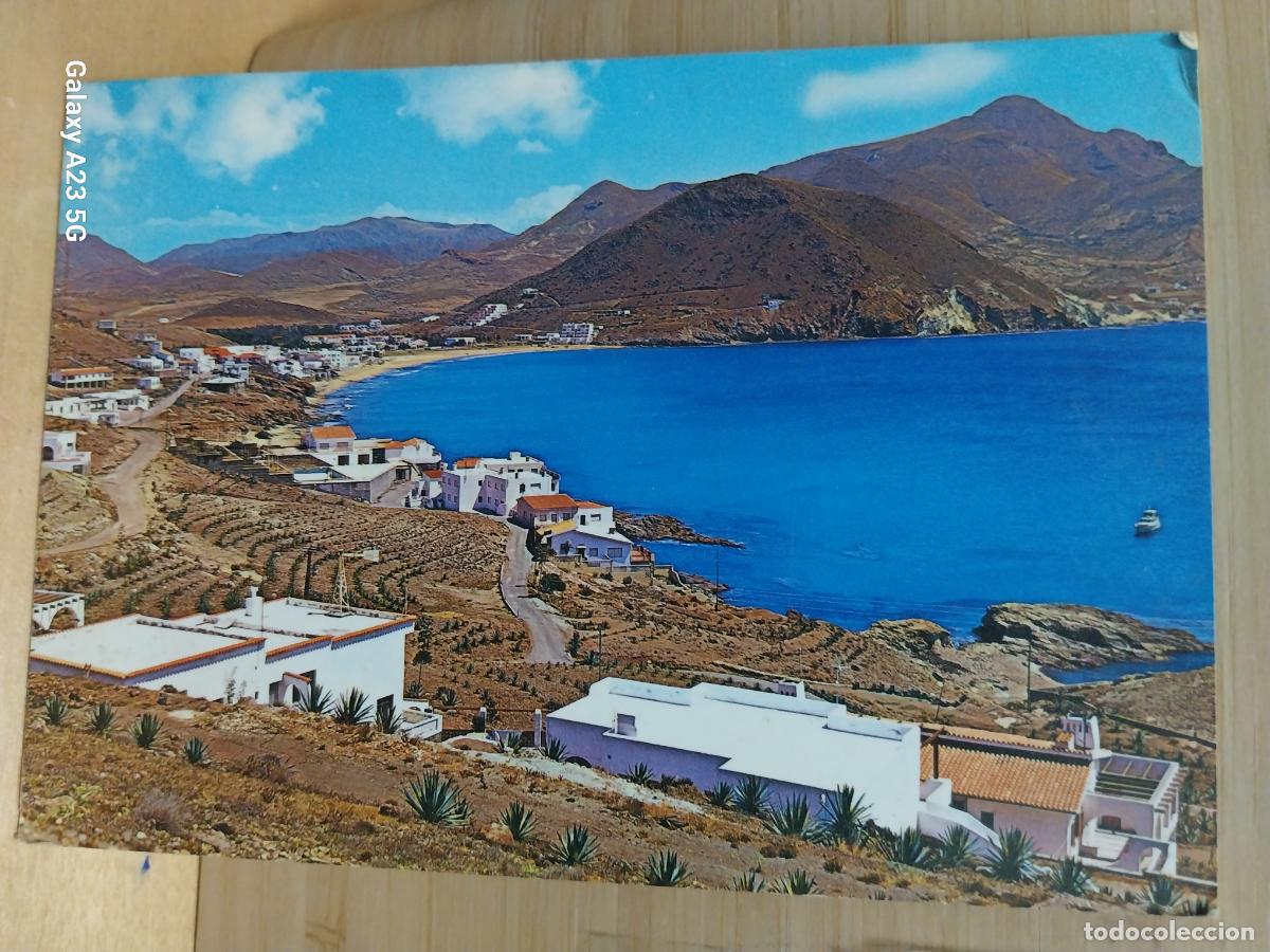 Postales: SAN JOSE ALMERIA ED ARRIBAS 119 ESCRITA A&Ntilde;OS 70 VISTA PUEBLO