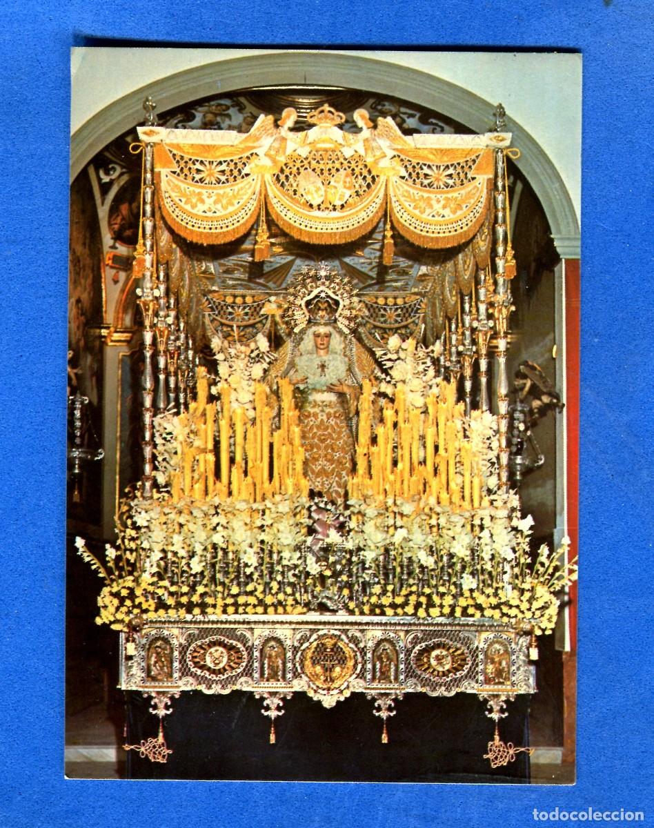 Postales: POSTAL SIN CIRCULAR SEVILLA SEMANA SANTA NUESTRA SE&Ntilde;ORA DE LOS ANGELES EDITA HARETON