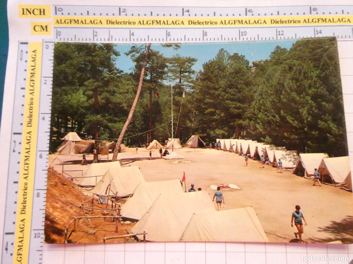 Postales: POSTAL DE JAEN. CAMPAMENTO JUVENTUDES FALANGE OJE DE RIO MADERA SIERRA SEGURA. 3989