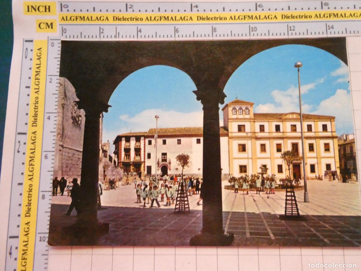 Postales: POSTAL DE GRANADA. A&Ntilde;O 1971 BAZA PLAZA MAYOR 7 ARRIBAS. 4013