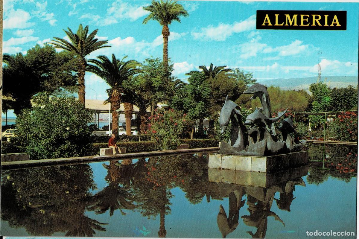 Postales: POSTAL MODERNA DE ALMERIA. PARQUE DE SAN JOS&Eacute; ANTONIO. ESTANQUE. P-ANAL-269