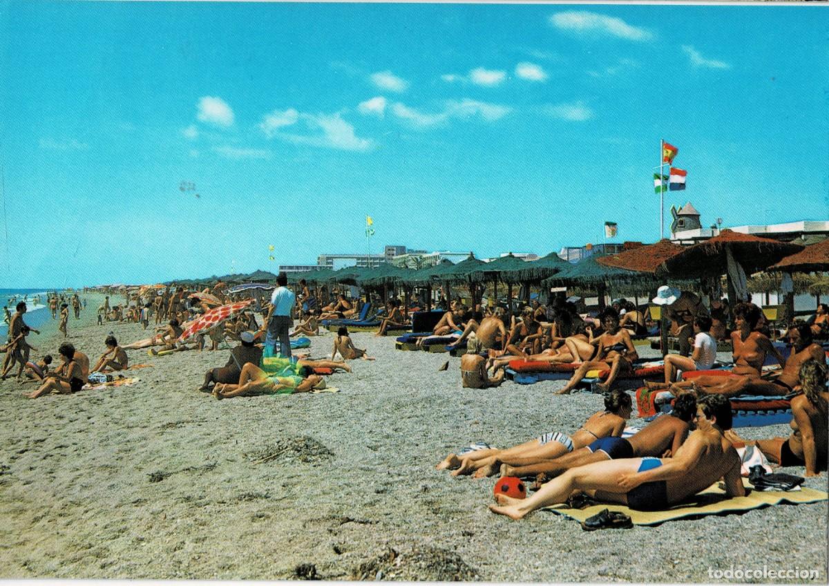 Postales: POSTAL MODERNA DE ALMERIA. ROQUETAS DE MAR. PLAYA. P-ANAL-283