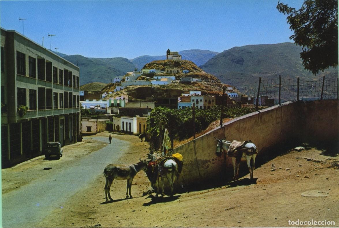 Postales: N&ordm; 2-CANJ&Aacute;YAR. Almer&iacute;a. Cerro de San Blas. Escrita en 1990. ED. EXCLUSIVAS PAPELER&Iacute;A SANTA CRUZ