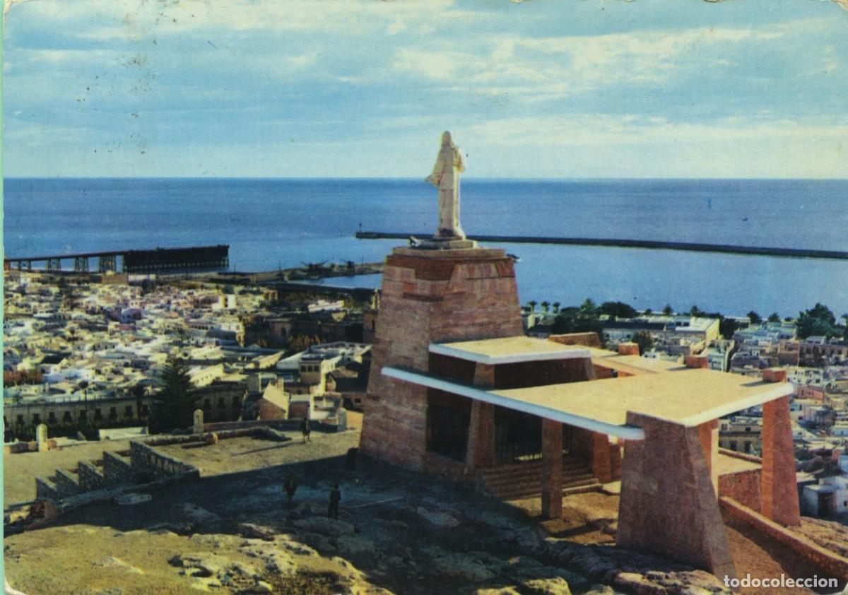 Postales: N&ordm; 2006-ALMER&Iacute;A. Cerro de San Crist&oacute;bal y Puerto. Circulada en 1967. EDICIONES ARRIBAS