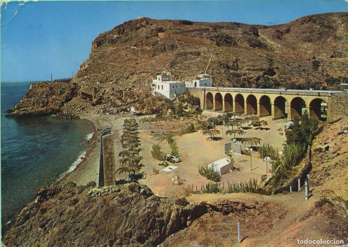 Postales: N&ordm; 2024-ALMER&Iacute;A. Camping la Garrofa. Circulada en 1965. EDICIONES ARRIBAS