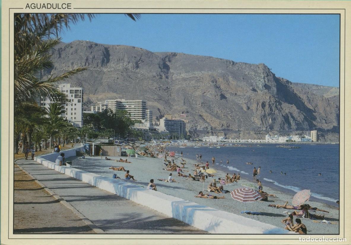 Postales: N&ordm; 47-AGUADULCE. Almer&iacute;a. Playa. Sin circular. EDICIONES ARRIBAS