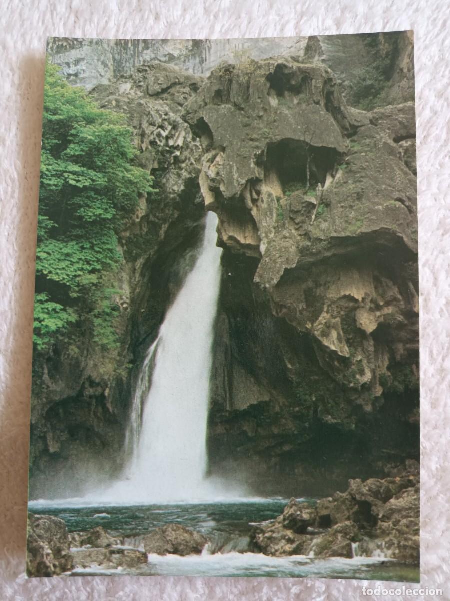 Postales: JAEN. CASCADA EN EL RIO BOROSA. PARQUE NATURAL DE CAZORLA, SEGURA Y LAS VILLAS (1987)