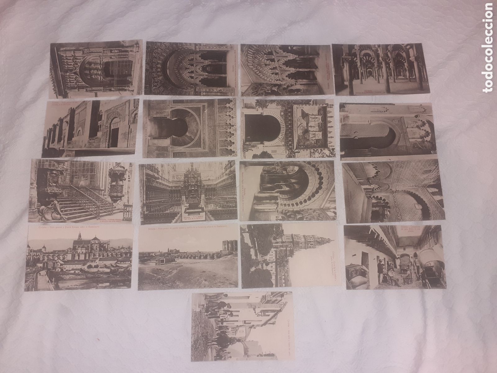 Postales: EXCEPCIONAL LOTE DE 17 POSTALES DE CORDOBA. A&Ntilde;OS 20. SIN USAR. FALTAS A 15 EUROS