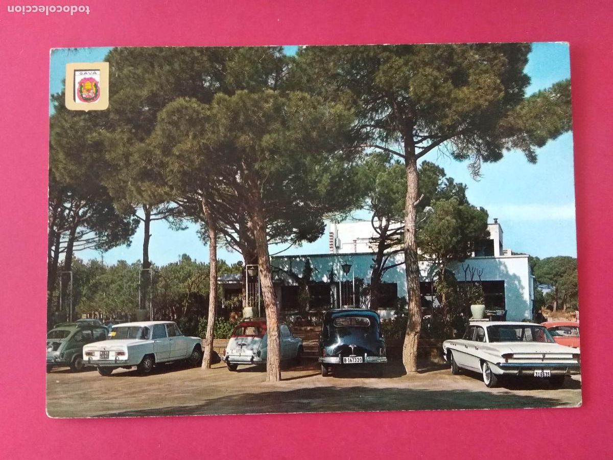 Postales: ANTIGUA TARJETA POSTAL , CATALU&Ntilde;A CATALUNYA , BARCELONA , HOSTAL LA PINEDA