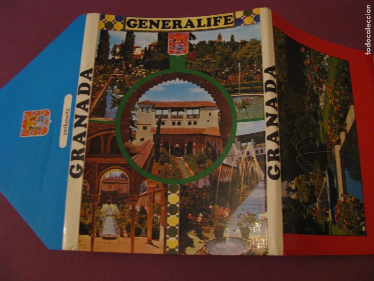 Postales: TIRA DE 10 POSTALES DE GRANADA, GENERALIFE ED. ZERKOWITZ