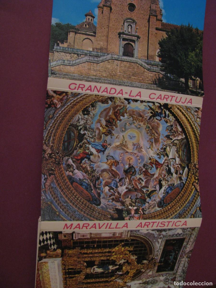 Postales: TIRA DE 16 POSTALES DE GRANADA, LA CARTUJA. MARAVILLA ARTISTICA. ED. ARRIBAS