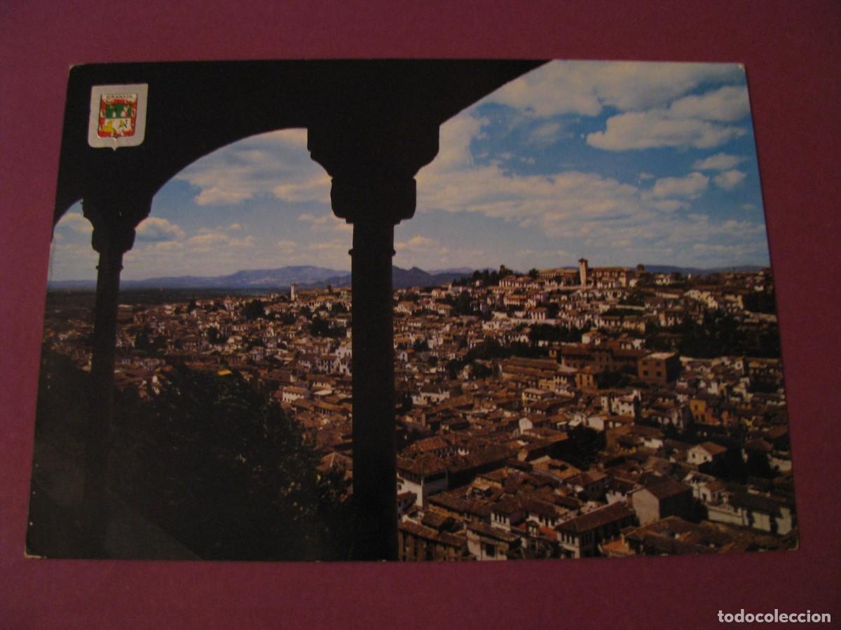 Postales: POSTAL DE GRANADA. ALBAICIN. VISTA DESDE LA ALHAMBRA. DOMINGUEZ 102