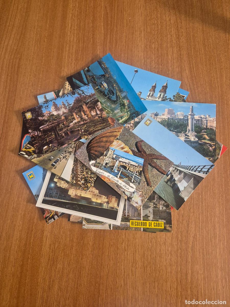 Postales: LOTE 24 POSTALES CADIZ VER FOTOS.