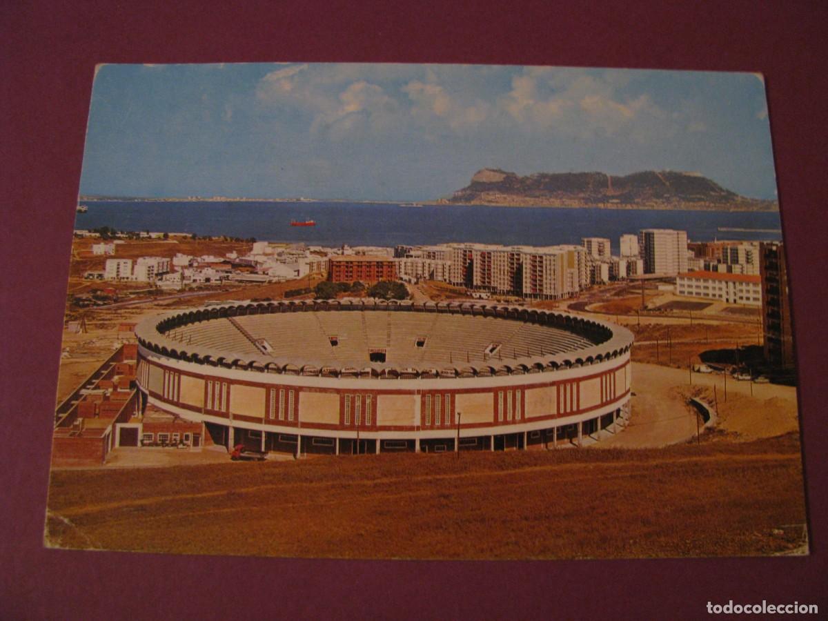 Postales: POSTAL DE ALGECIRAS. PLAZA DE TOROS. VISTA PARCIAL. ARRIBAS