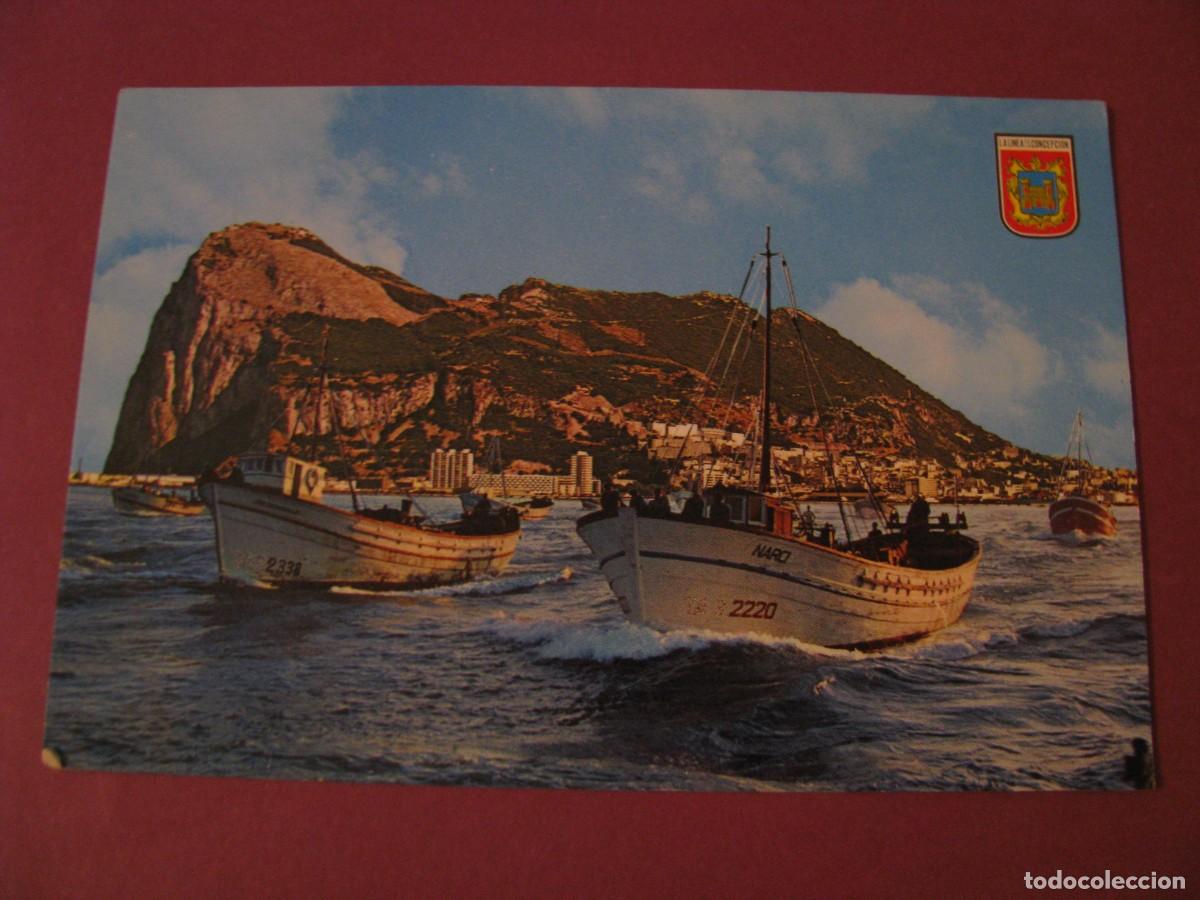 Postales: POSTAL PE&Ntilde;ON DE GIBRALTAR. SALIDA A LA PESCA. LUIS CABELLO GARCIA 41