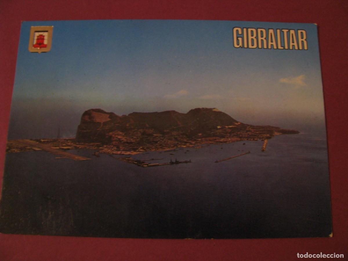 Postales: POSTAL DE GIBRALTAR. VISTA GENERAL AEREA Y PE&Ntilde;ON. SUBIRATS CASANOVAS 24