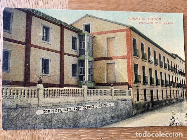 Postales: ALHAMA DE ARAG&Oacute;N. BALNEARIO DE GUAJARDO . Ed. M. Borobio. Postal sin circular