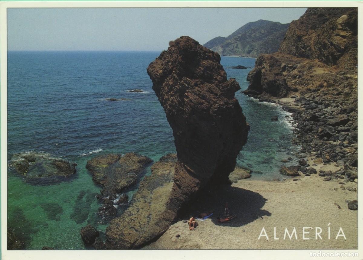 Postales: N&ordm; 193.8-MOJ&Aacute;CAR. Almer&iacute;a. Playa. Sin circular. ED. TRIANGLE - Foto 1