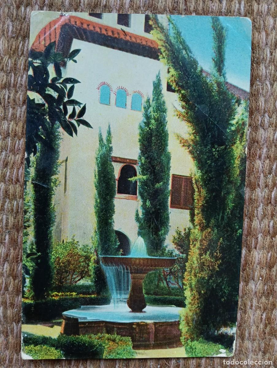 Postales: GRANADA - ALHAMBRA - PATIO DE LOS NARANJOS - Ed. KnackstedT y N&auml;ther - CIRCULADA