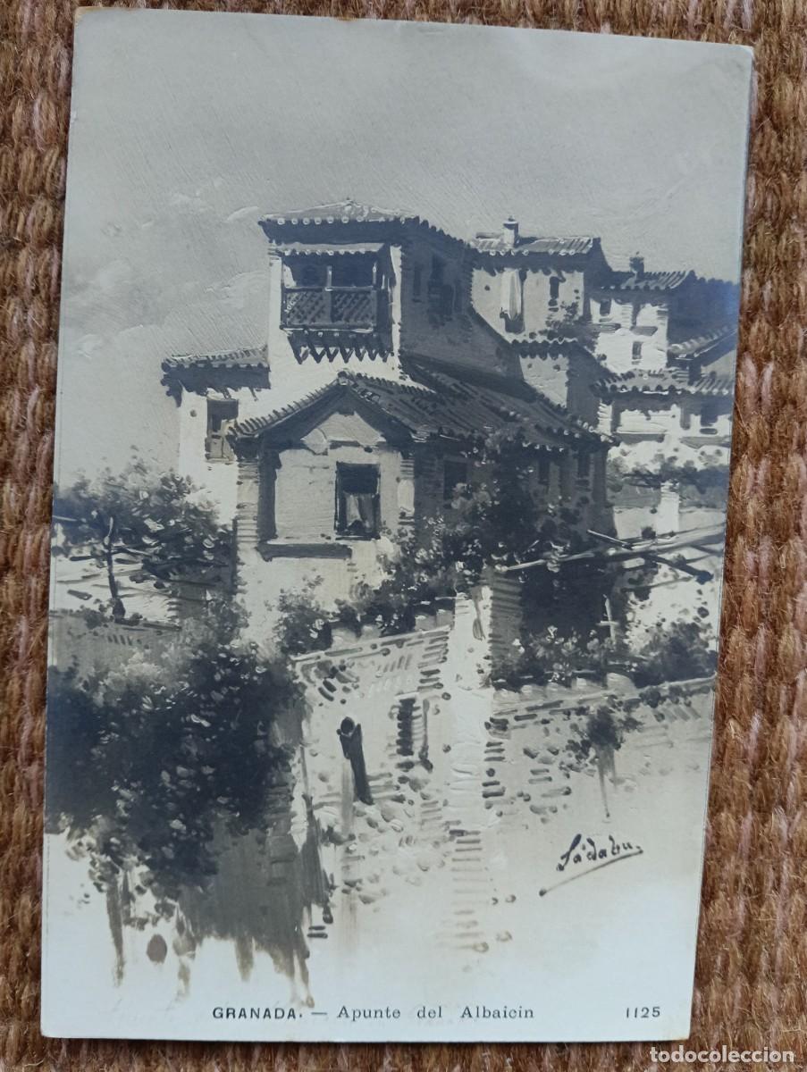 Postales: GRANADA - APUNTE DEL ALBAICIN - S&Aacute;DABA - ED. TG