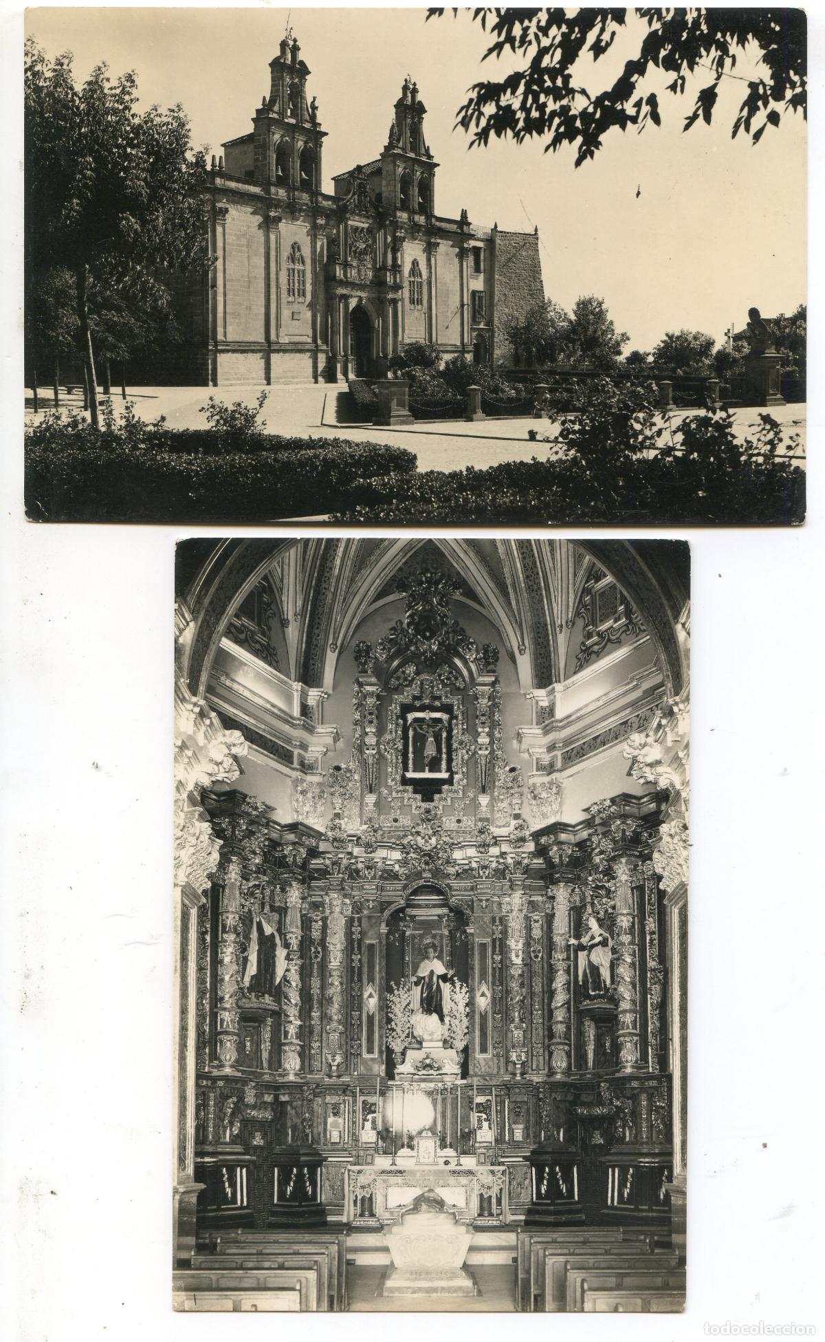 Postales: &Uacute;beda. Iglesia de Santa Mar&iacute;a y Bas&iacute;lica donde muri&oacute; San Juan de la Cruz. Ed. Federico Adam