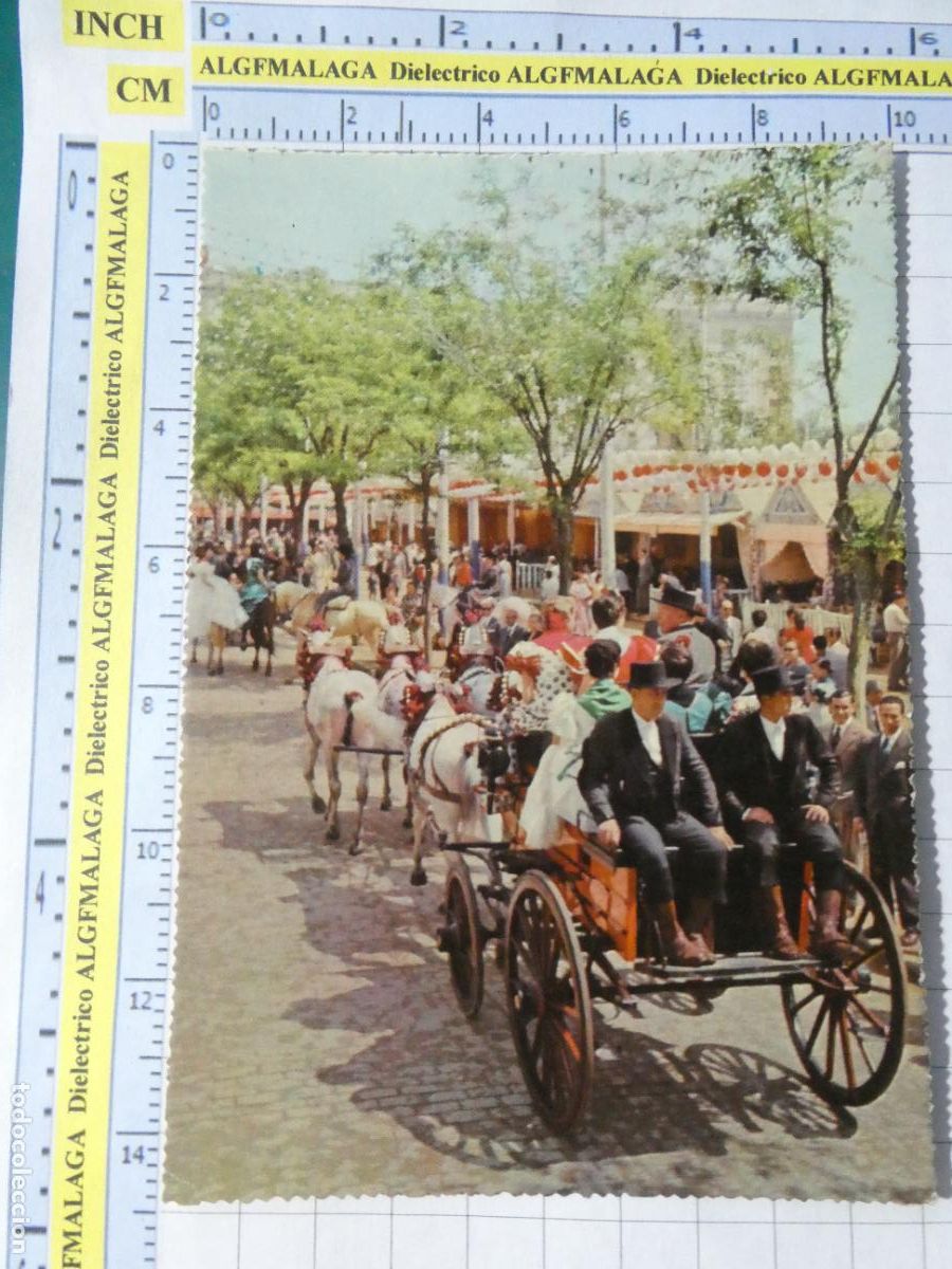 Postales: POSTAL DE SEVILLA. A&Ntilde;OS 50 FERIA DE ABRIL. LITO. ROMERO. 441