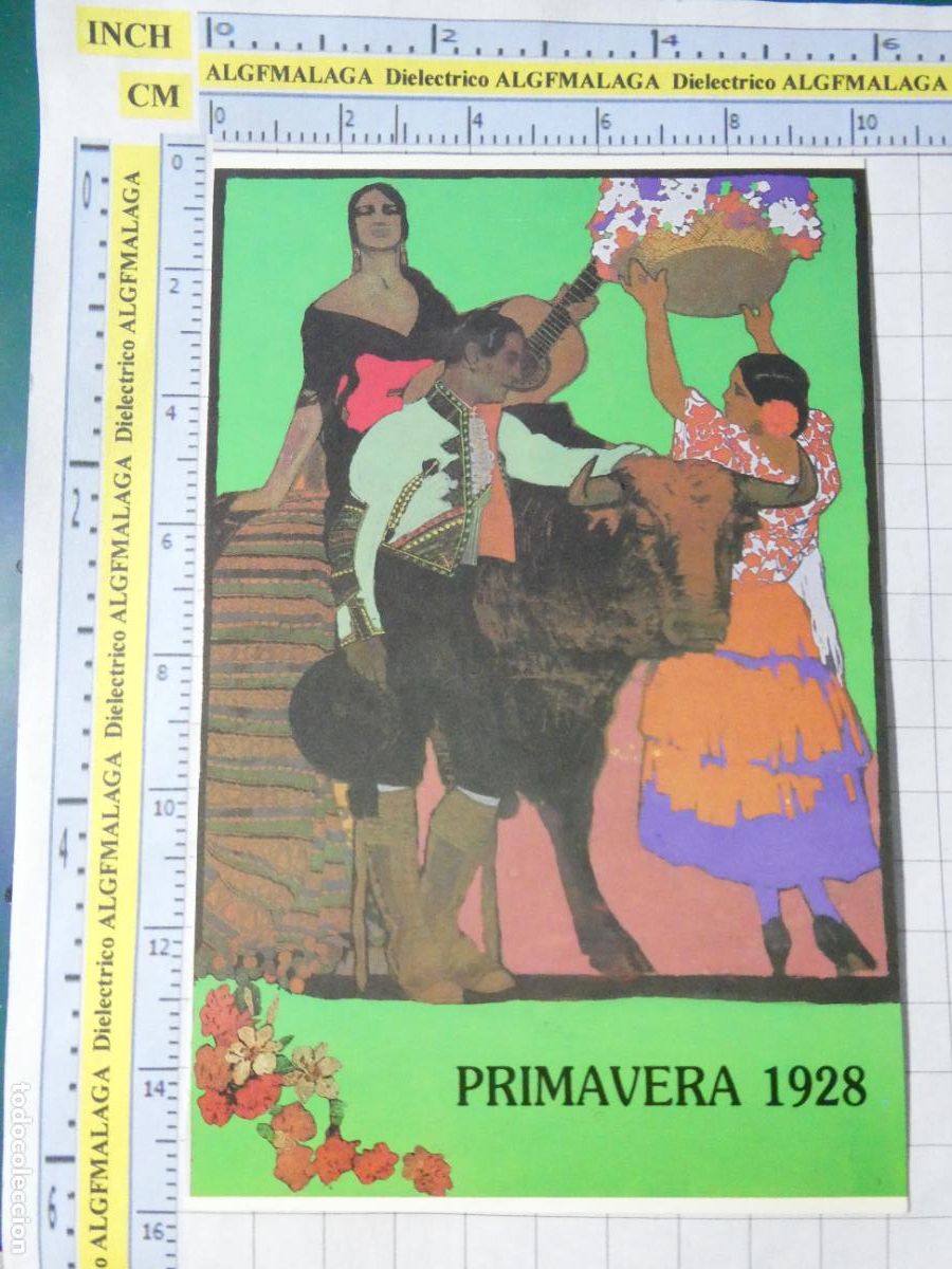 Postales: POSTAL DE SEVILLA. A&Ntilde;O 1989. CARTEL DE LAS FERIAS FIESTAS PRIMAVERA 1928. 447