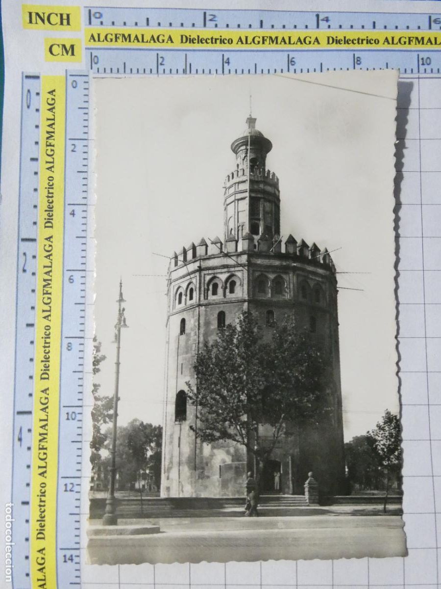 Postales: POSTAL DE SEVILLA. A&Ntilde;OS 30 50. TORRE DEL ORO 87 HELIOTIPIA. 454